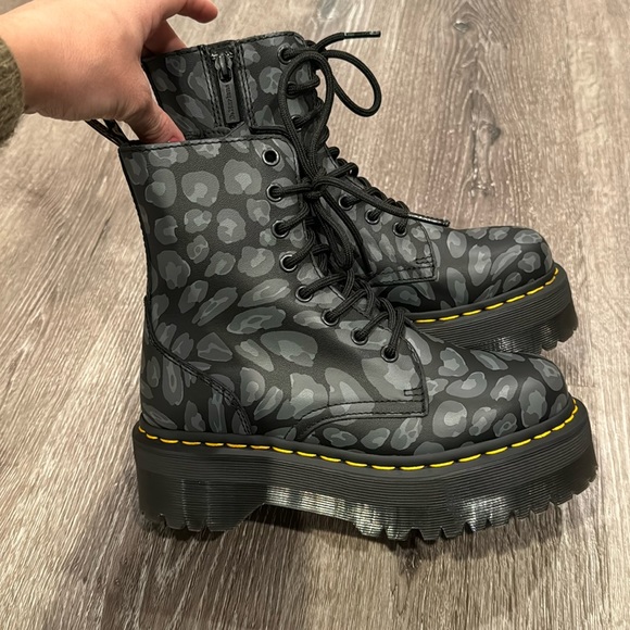 JADON BOOT LEOPARD PRINT PLATFORMS SIZE 6 - Picture 8 of 15